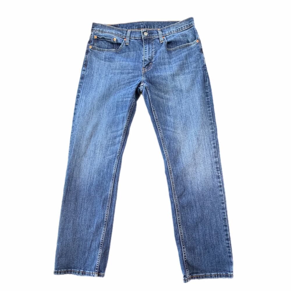 Levi’s Mens 34x32 Relaxed Straight 559 Medium Wash Basic Everyday Denim Jeans
